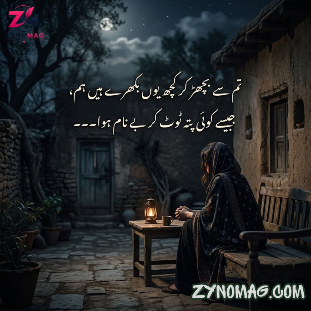 2 Line Sad Urdu Poetry in Roman Urdu