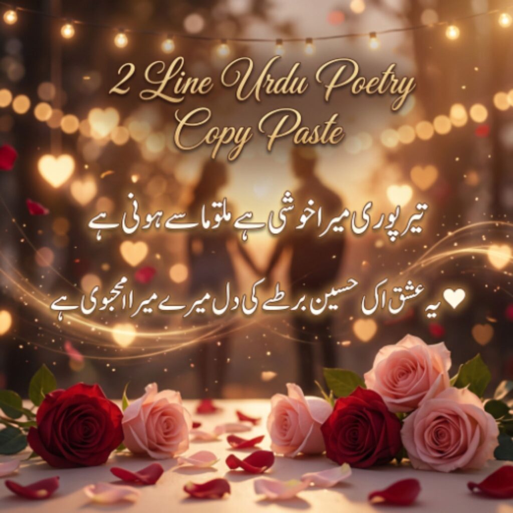 2 Line Urdu Poetry Copy Paste