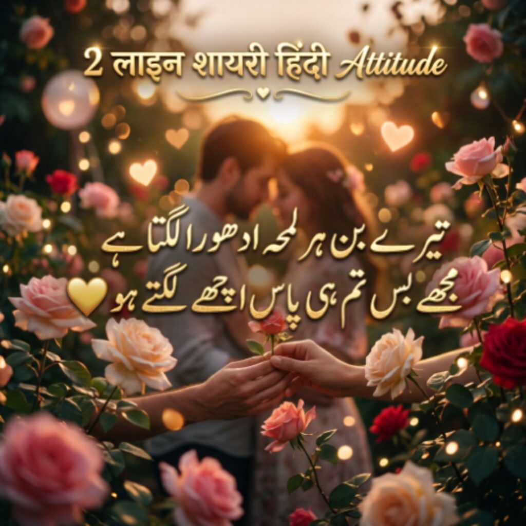 2 लाइन शायरी हिंदी Attitude