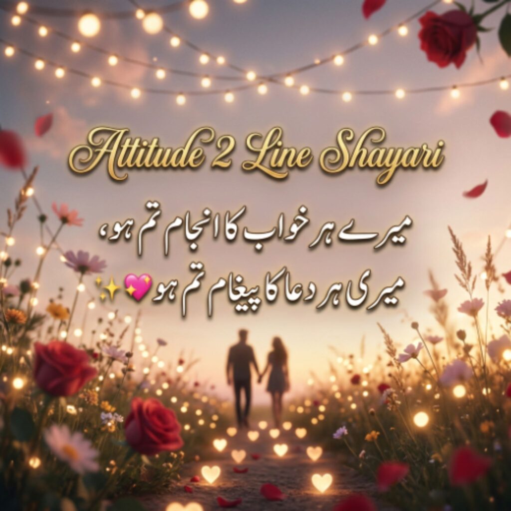 Attitude 2 Line Shayari