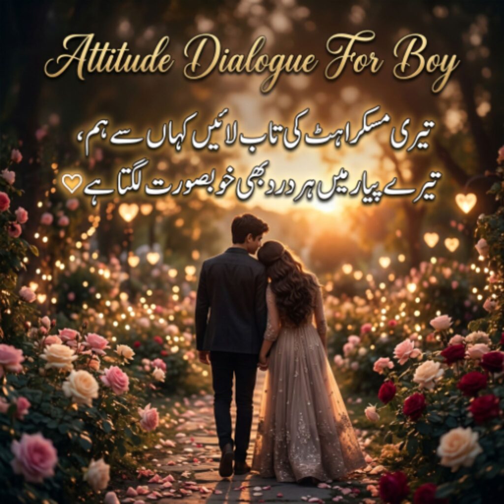 Attitude Dialogue For Boy