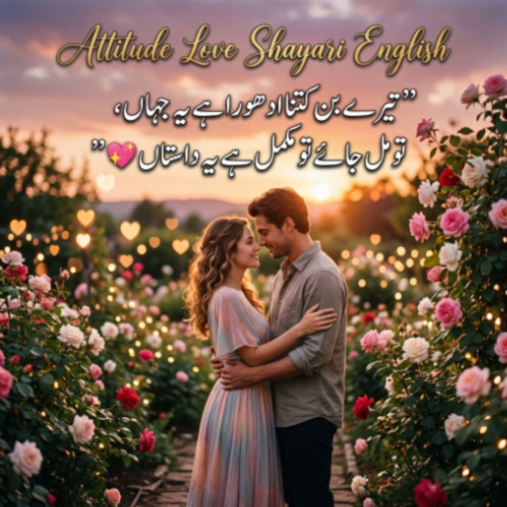 Attitude Love Shayari English