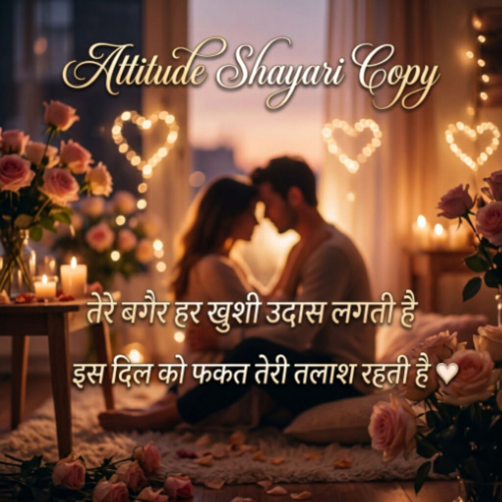 Attitude Shayari Copy