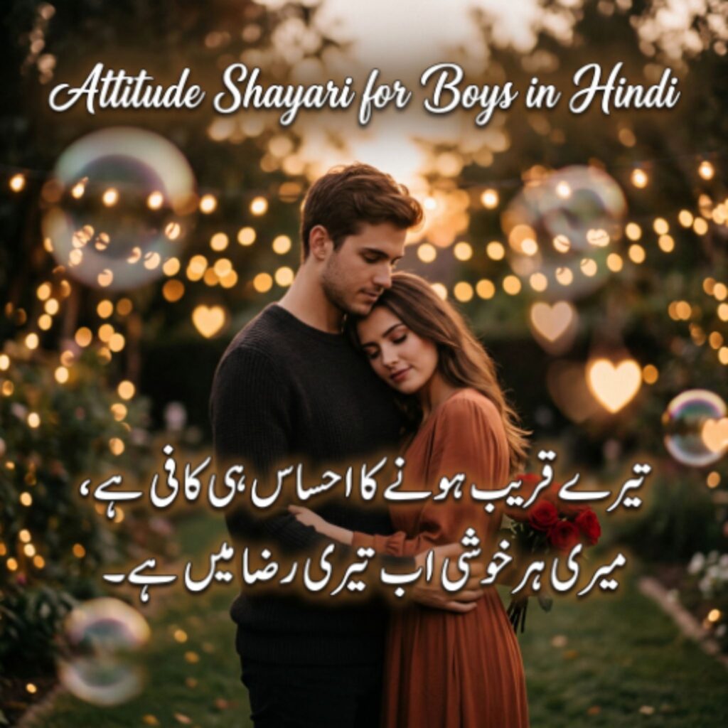 Attitude Shayari for Boys in Hindi