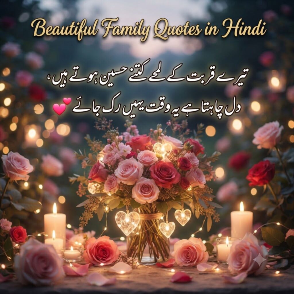 Beautiful Family Quotes in Hindi