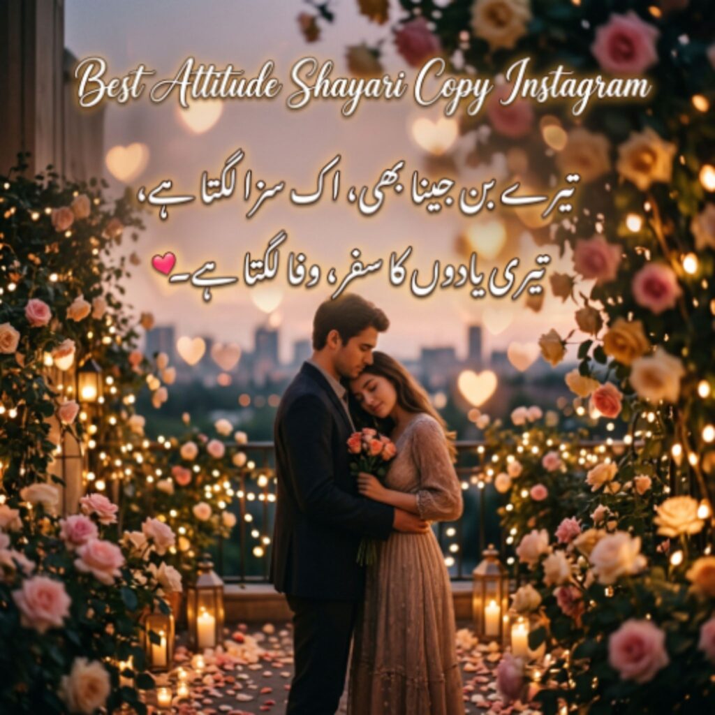 Best Attitude Shayari Copy Instagram
