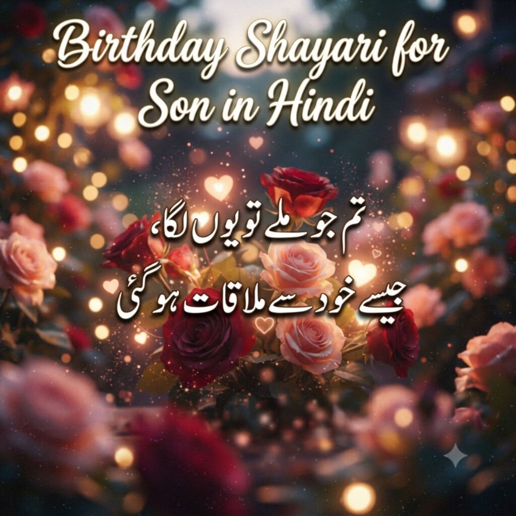 Birthday Shayari for Son in Hindi