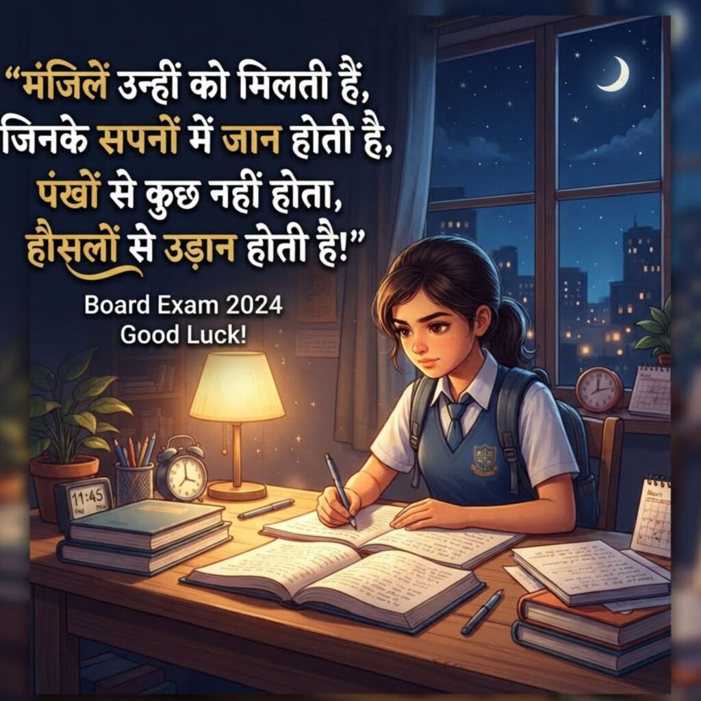 Board Exam Shayari in Hindi 2 Line