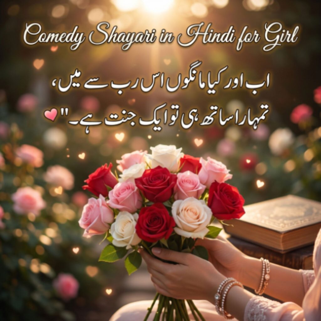 Comedy Shayari in Hindi for Girl