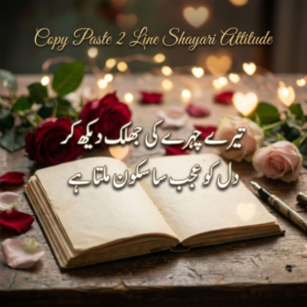 Copy Paste 2 Line Shayari Attitude