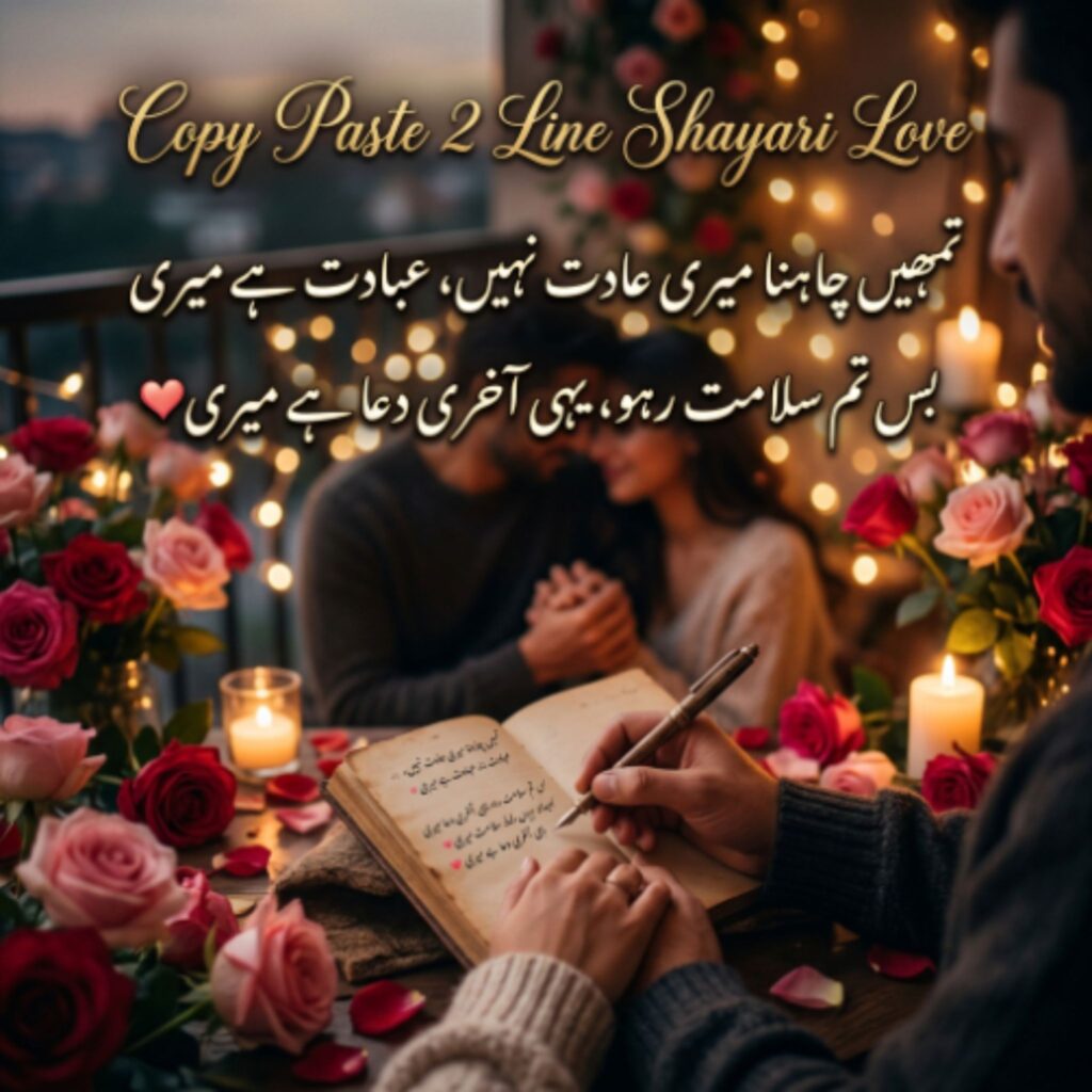 Copy Paste 2 Line Shayari Love