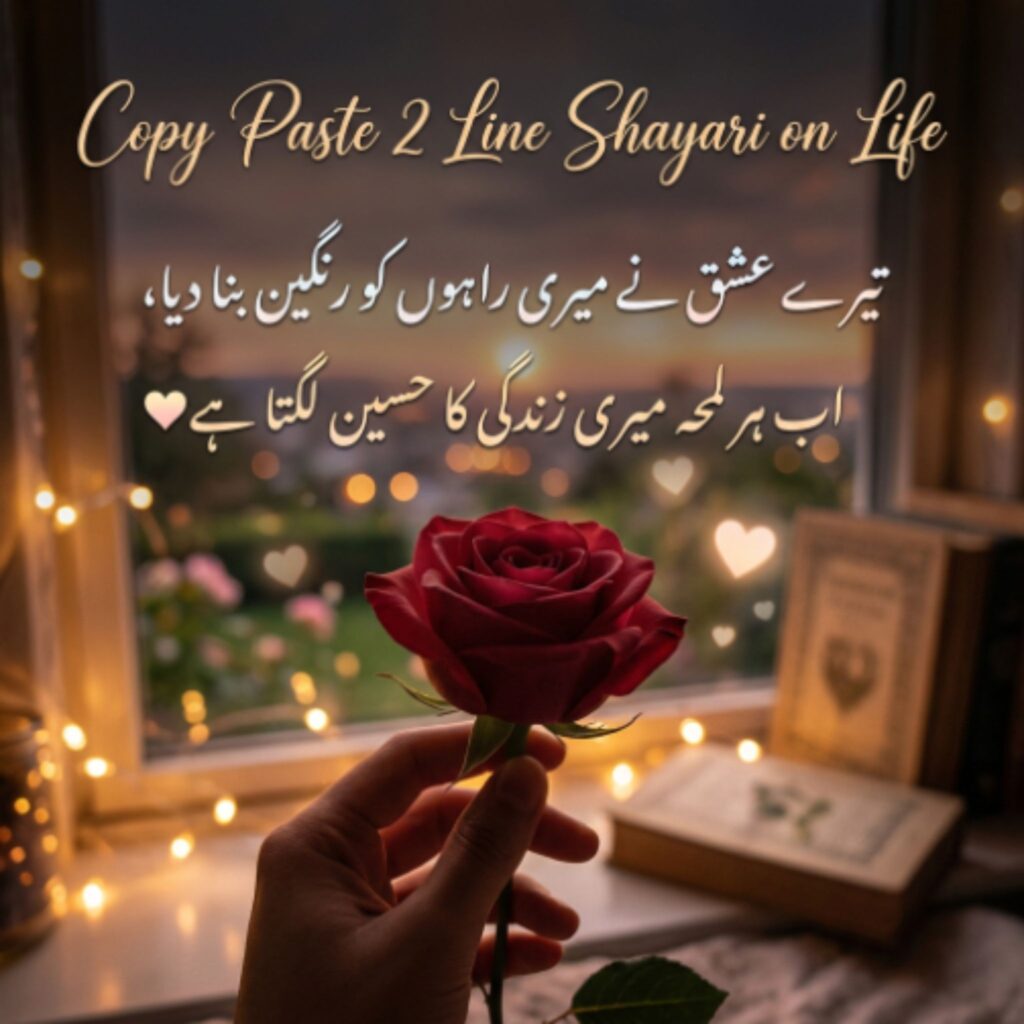 Copy Paste 2 Line Shayari on Life