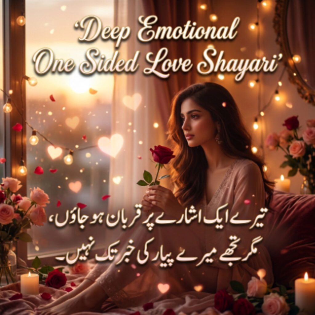 Deep Emotional One Sided Love Shayari