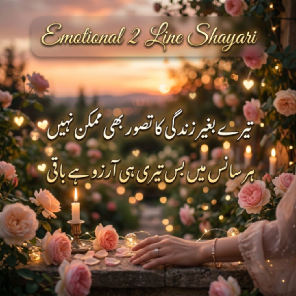 Emotional 2 Line Shayari