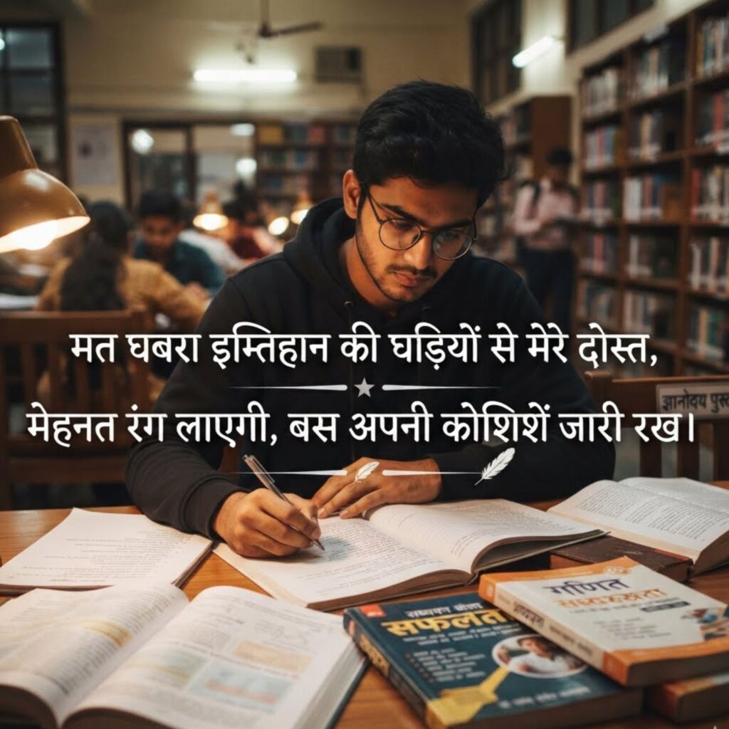 Exam Shayari in Hindi 2 Line