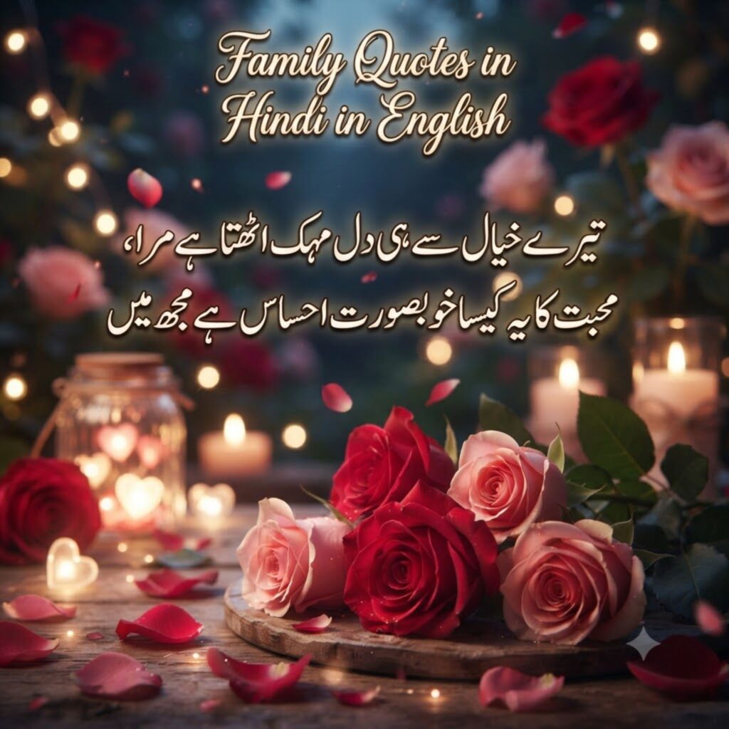 Family Quotes in Hindi in English