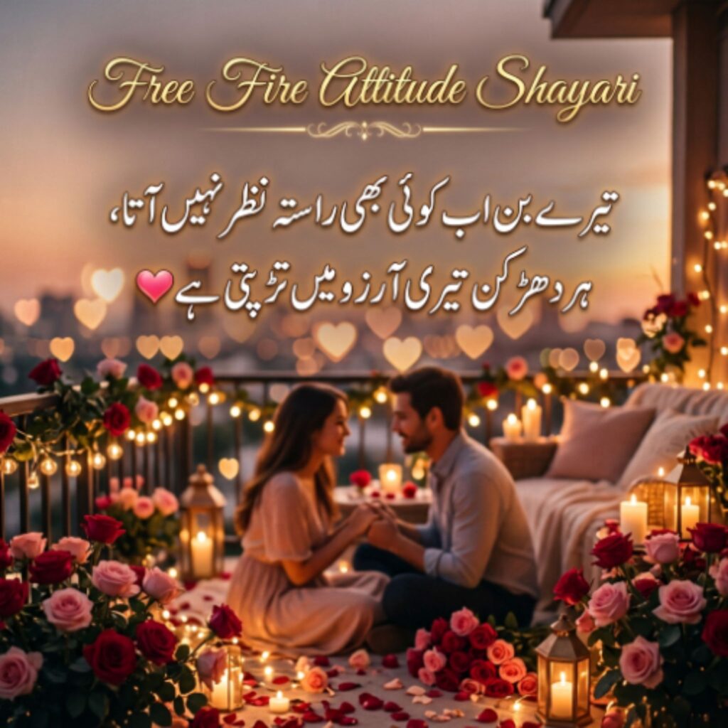 Free Fire Attitude Shayari