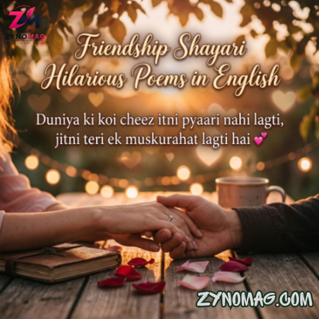 Friendship Shayari Hilarious Poems in English