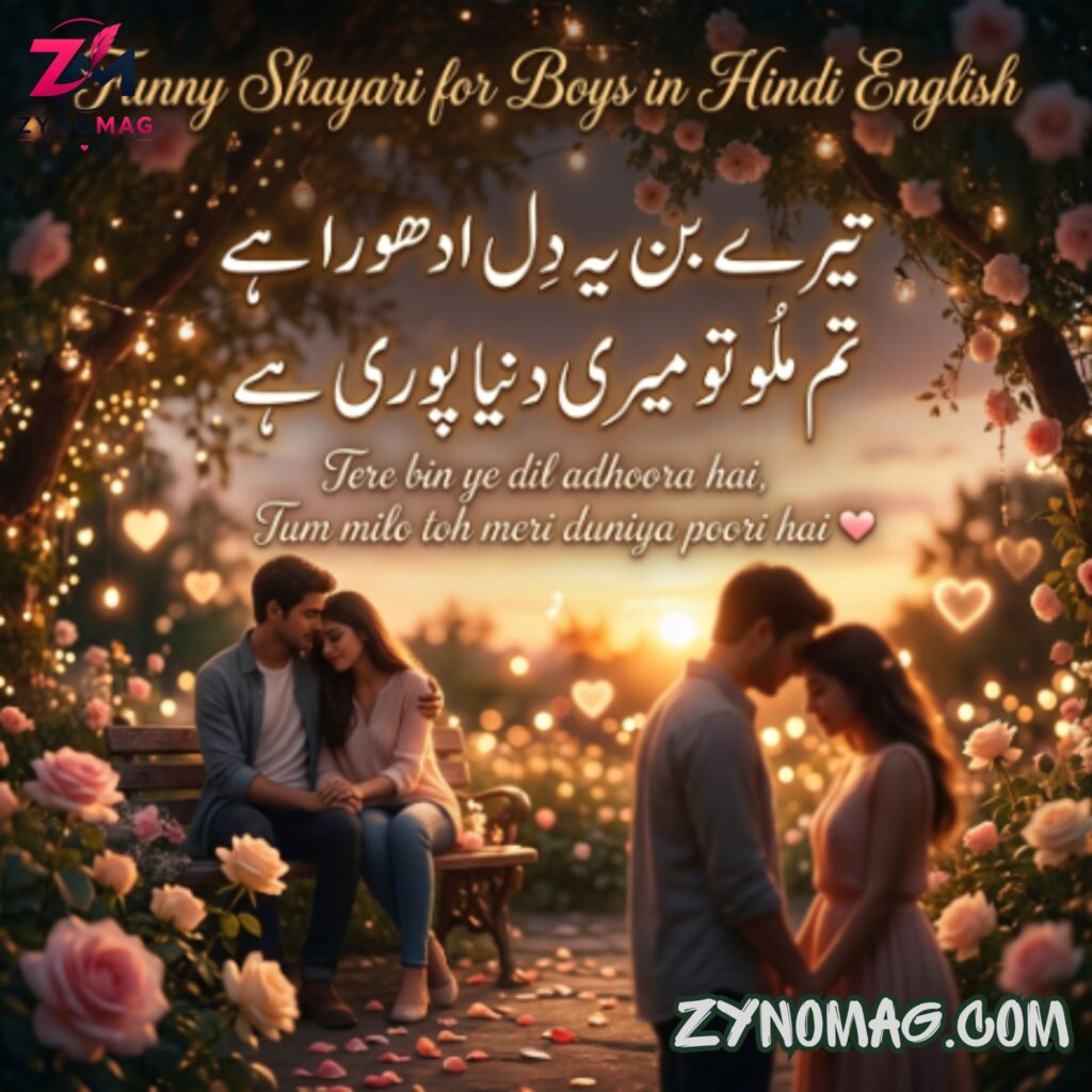 Funny Shayari for Boys in Hindi English