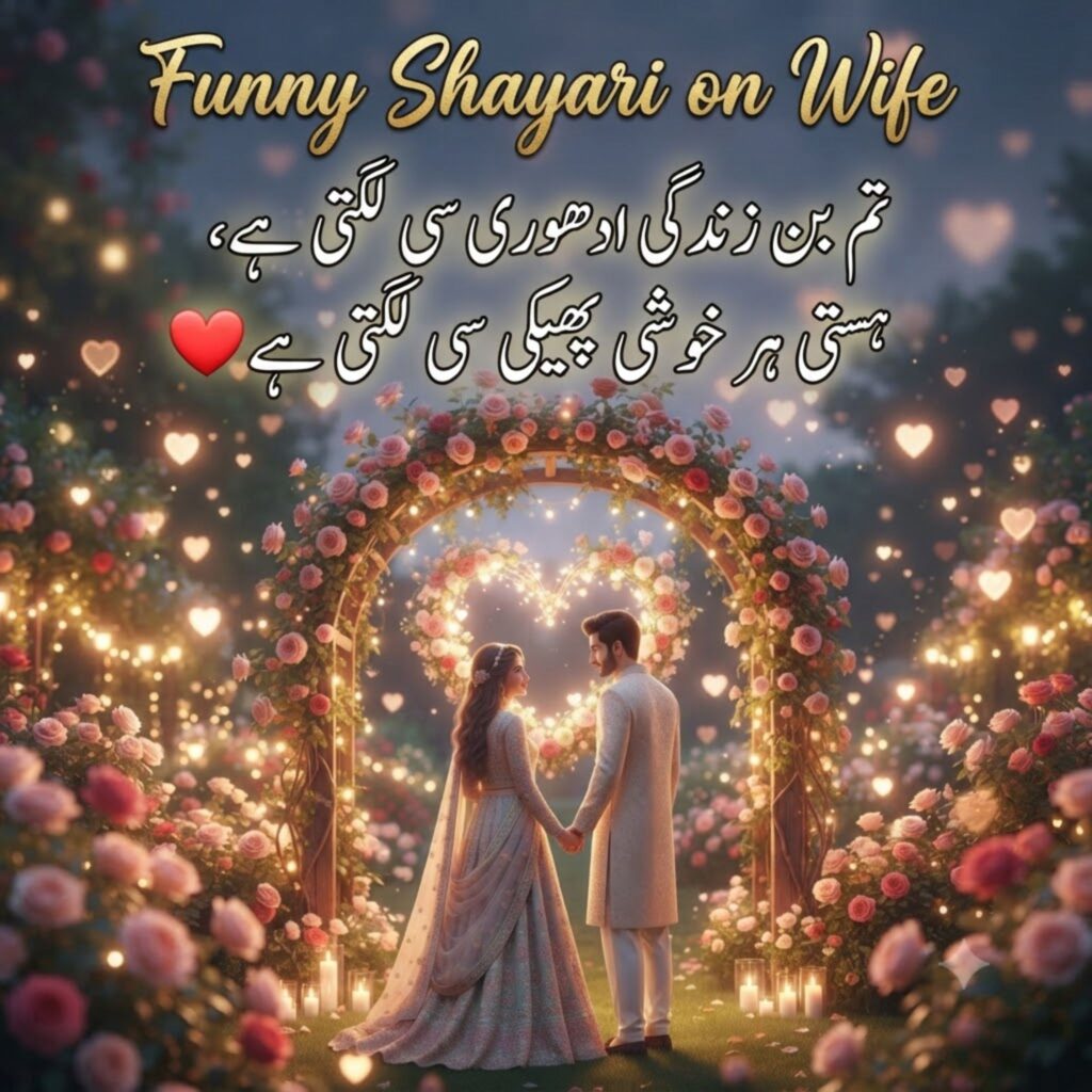 Funny Shayari on Wife