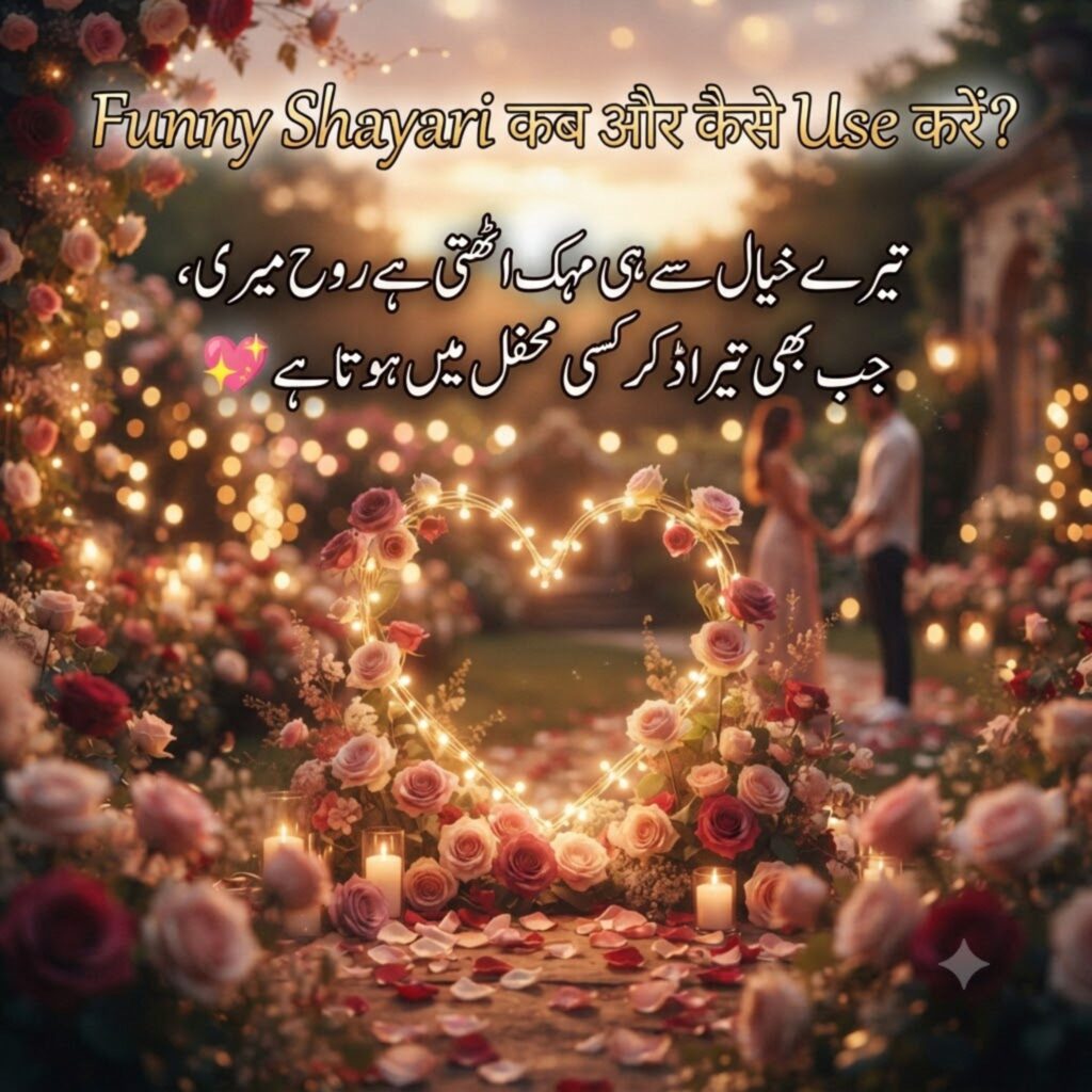 Funny Shayari कब और कैसे Use करें?