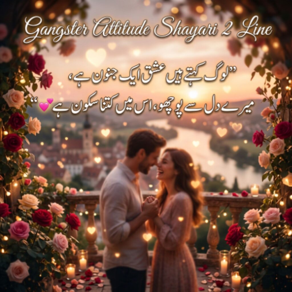 Gangster Attitude Shayari 2 Line