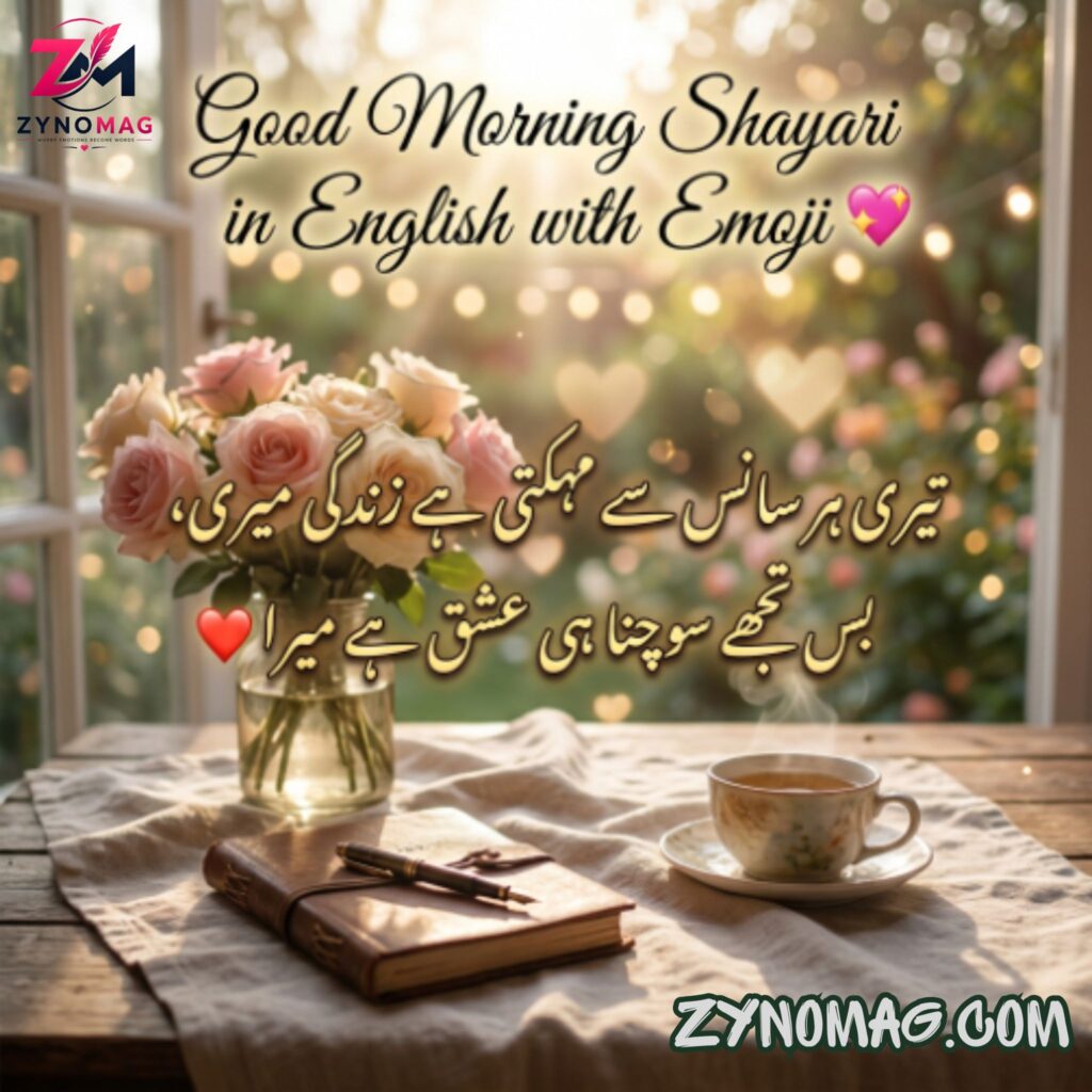 Good Morning Shayari in English with Emoji