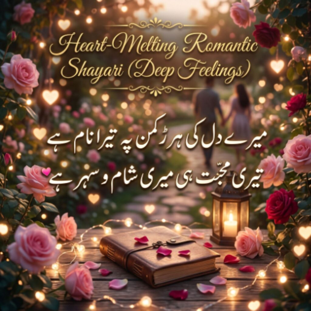 Heart-Melting Romantic Shayari (Deep Feelings)