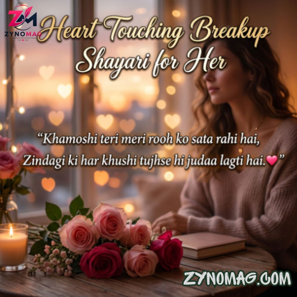 Heart Touching Breakup Shayari for Her