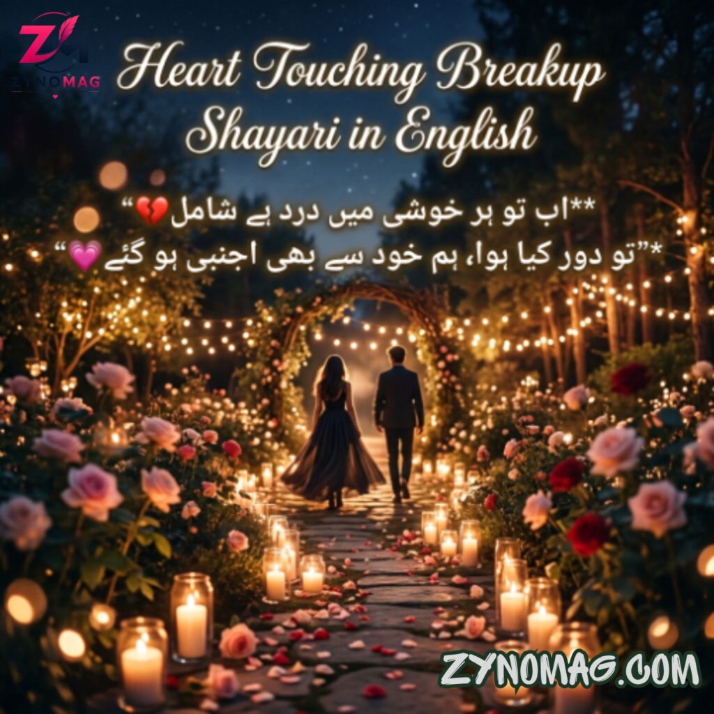 Heart Touching Breakup Shayari in English