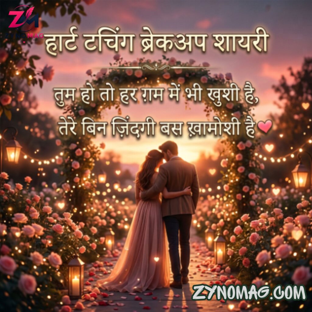 Heart Touching Breakup Shayari in Hindi Text