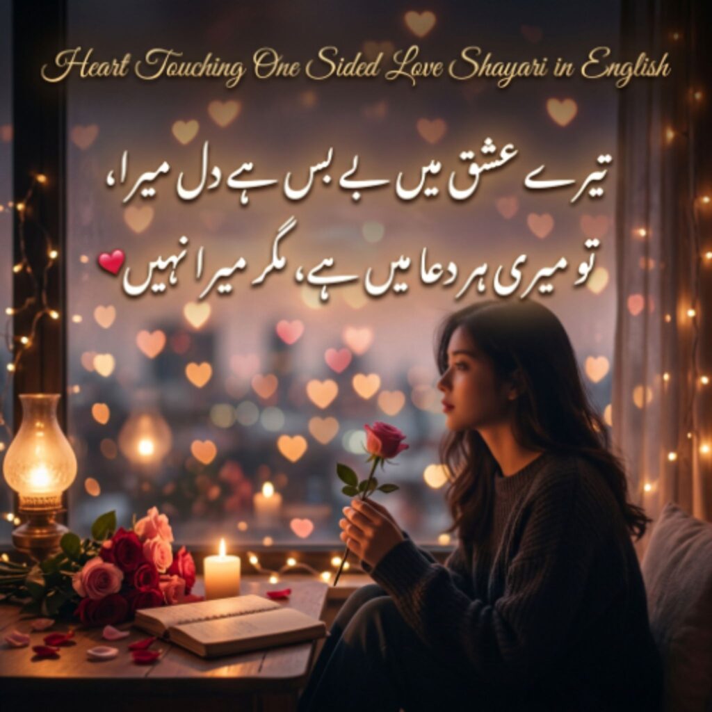 Heart Touching One Sided Love Shayari in English