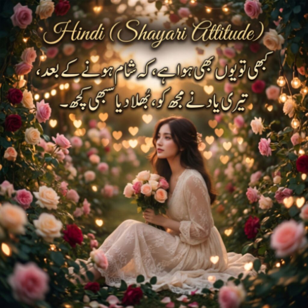 Hindi (Shayari Attitude)