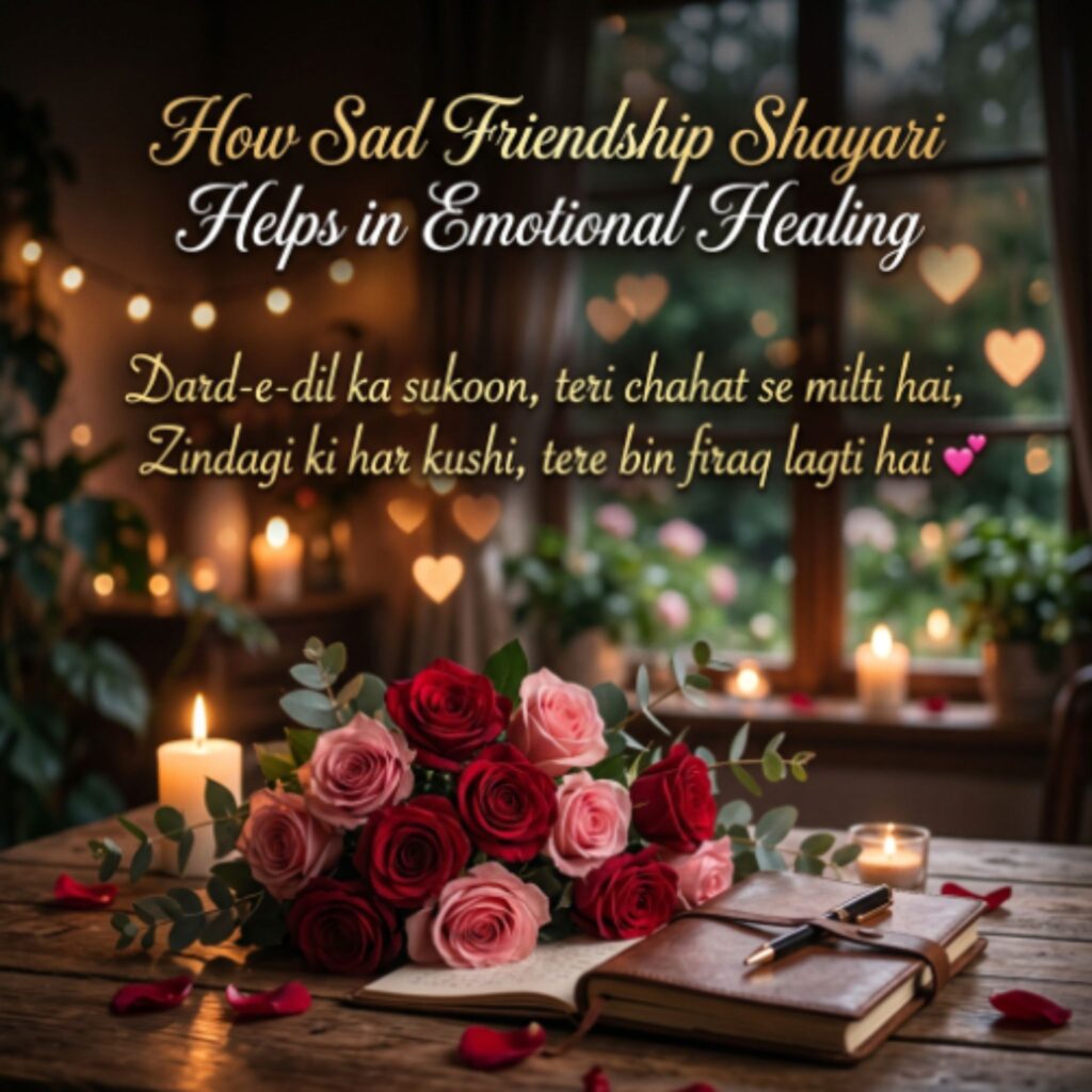 How Sad Friendship Shayari Helps in Emotional Healing
