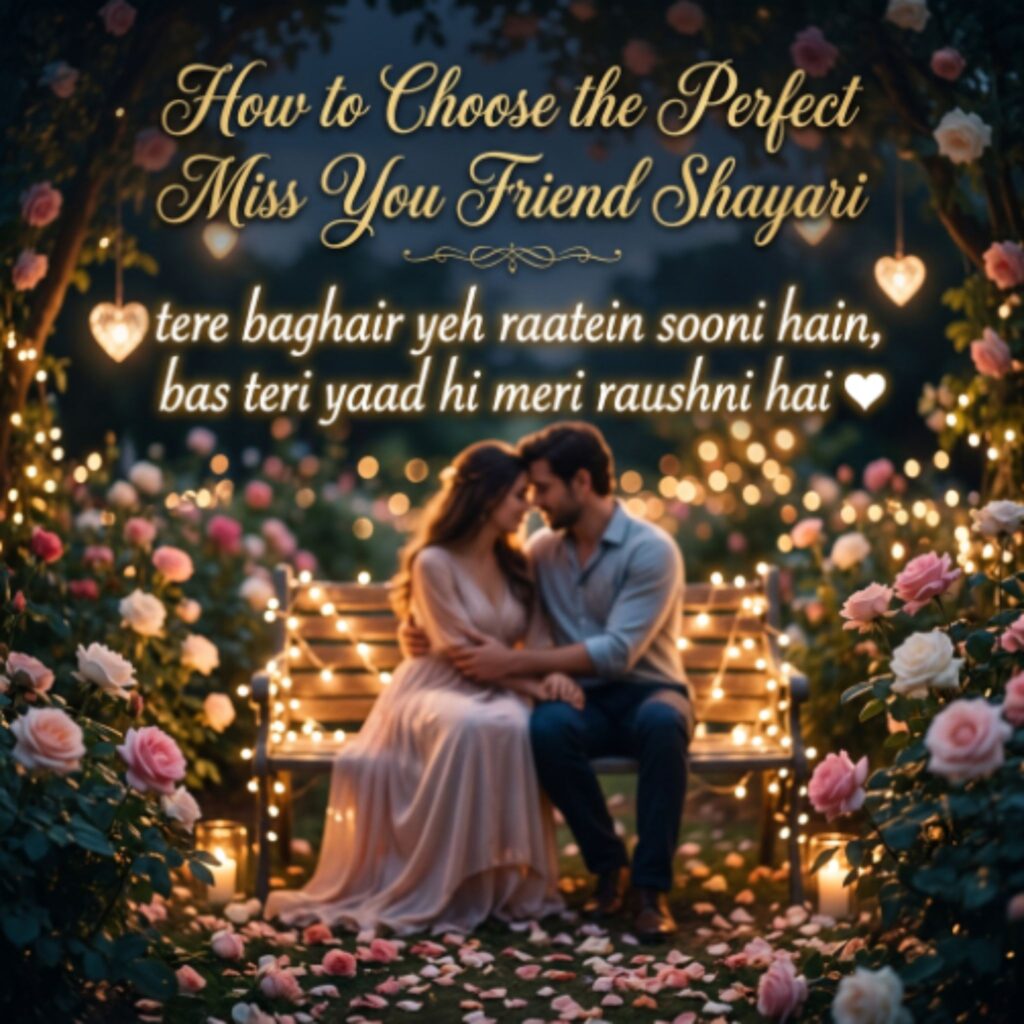 How to Choose the Perfect Miss You Friend Shayari