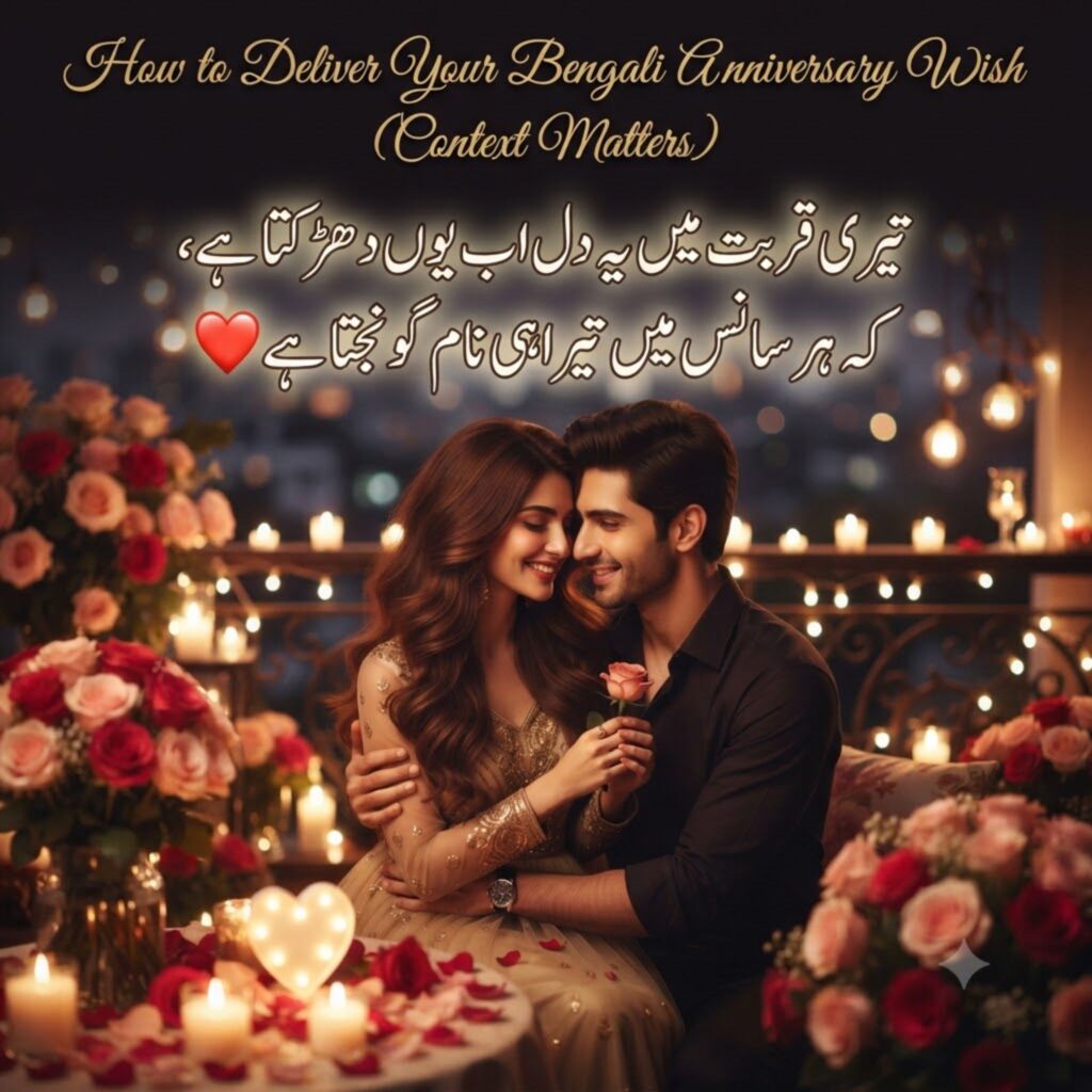 How to Deliver Your Bengali Anniversary Wish (Context Matters)