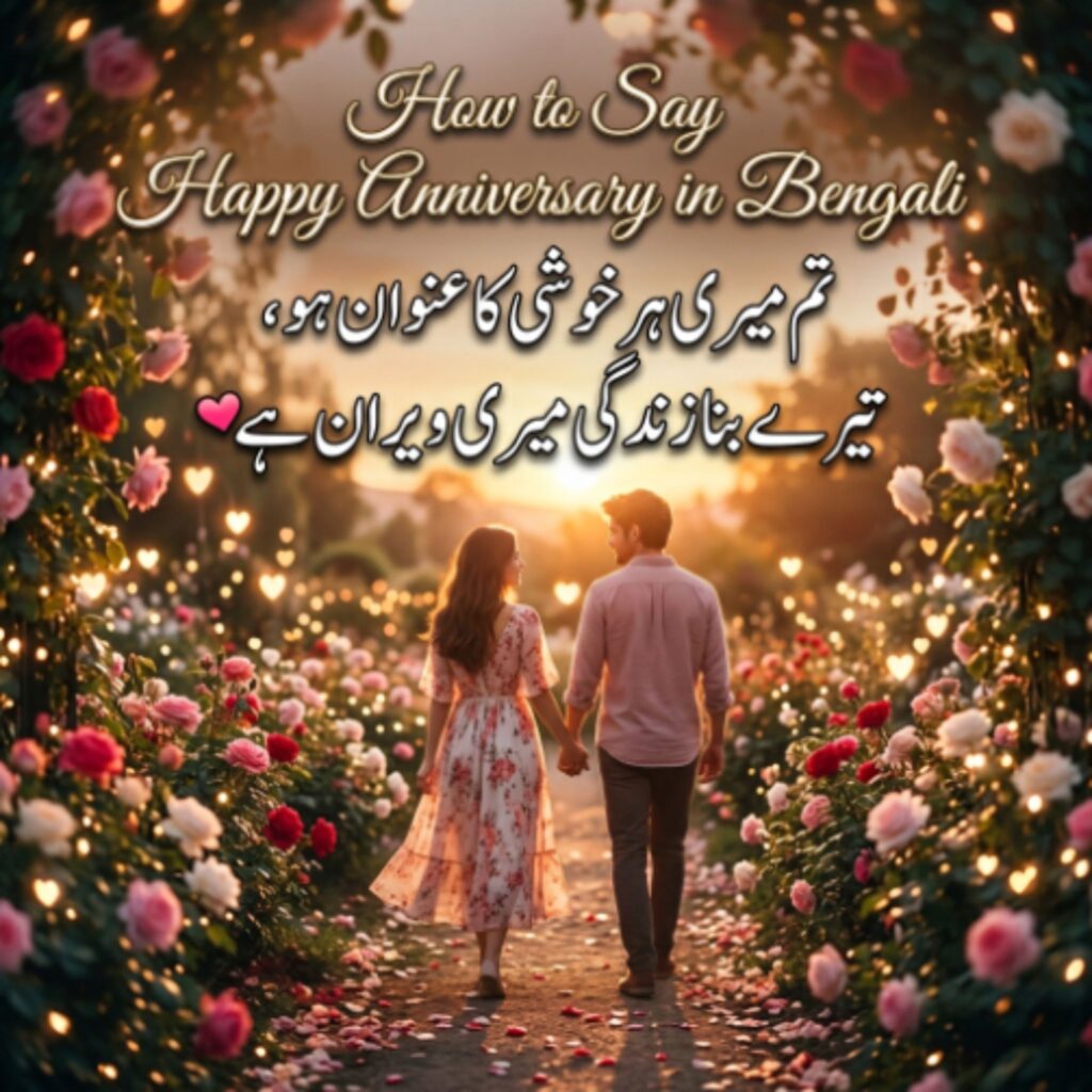 How to Say Happy Anniversary in Bengali