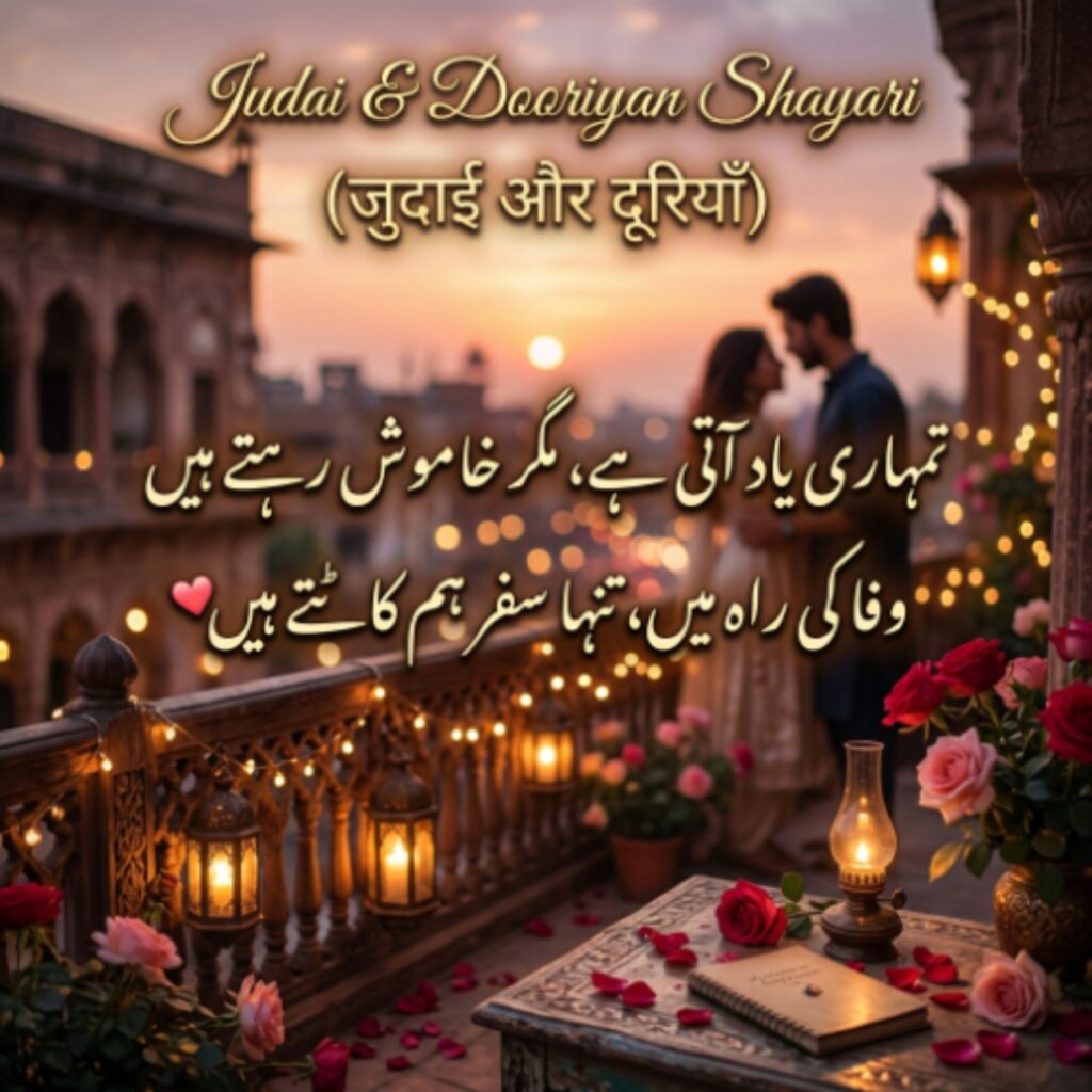 Judai & Dooriyan Shayari (जुदाई और दूरियाँ)