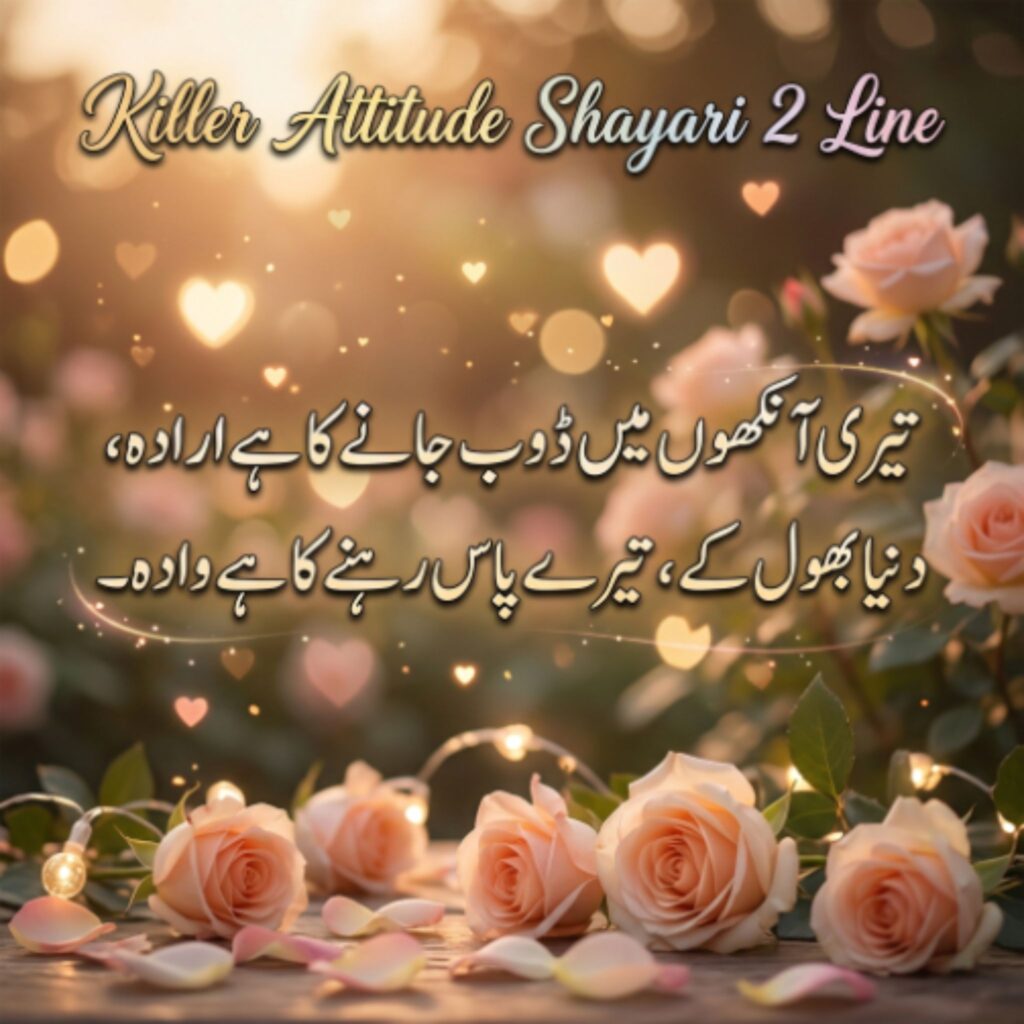 Killer Attitude Shayari 2 Line
