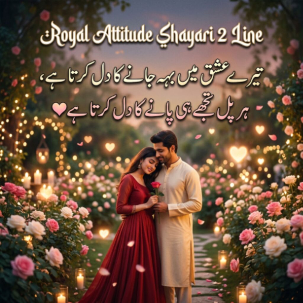 Royal Attitude Shayari 2 Line
