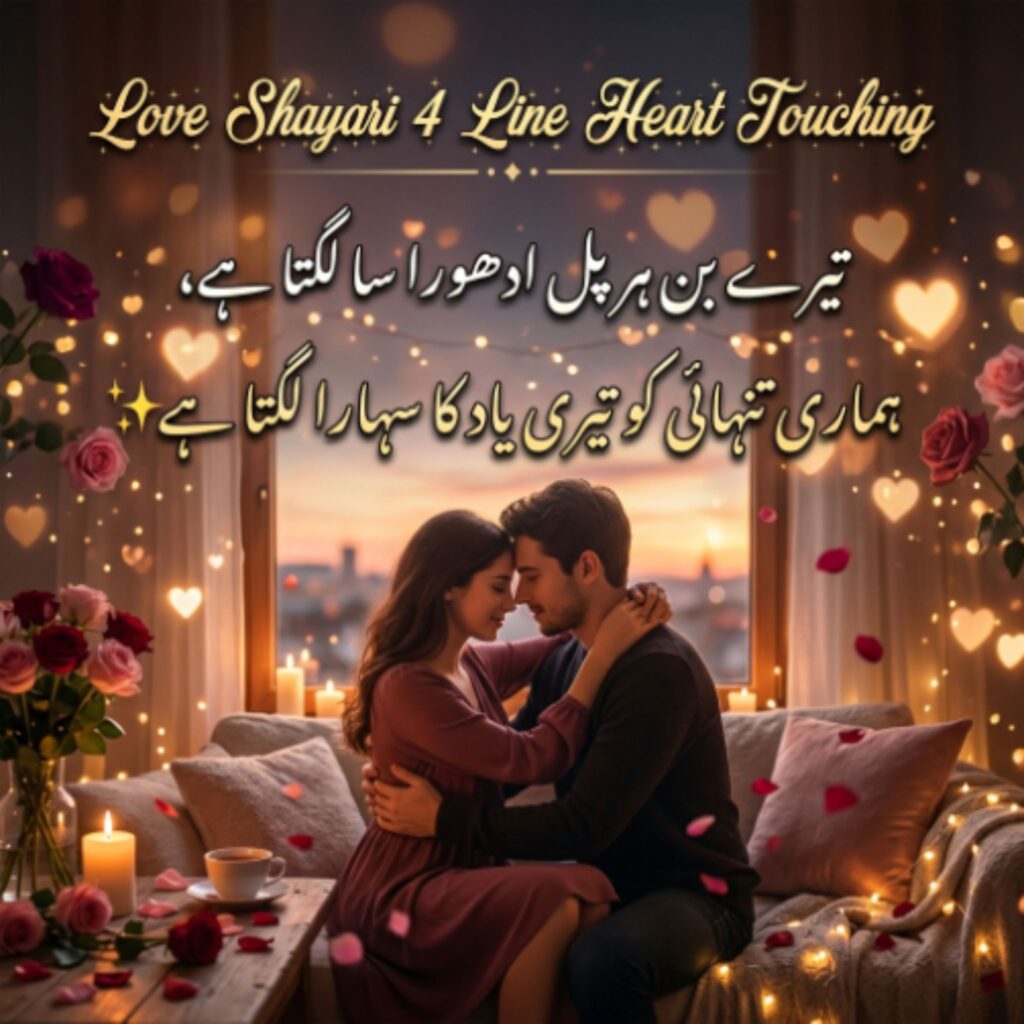 Love Shayari 4 Line Heart Touching