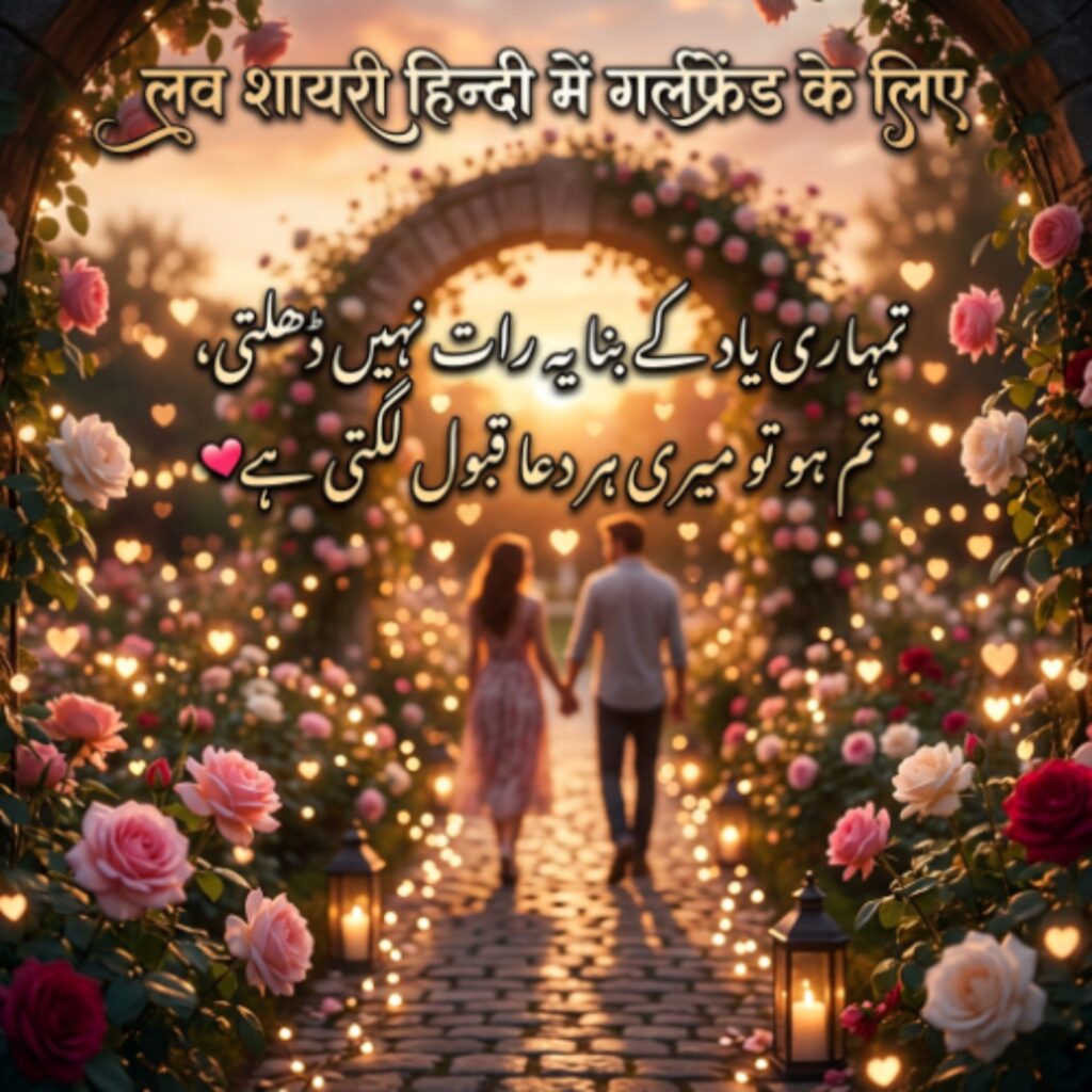 Love Shayari in Hindi for Girlfriend
