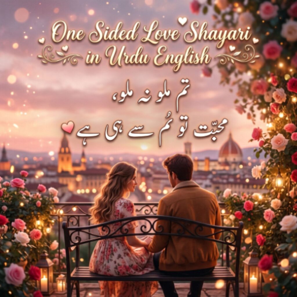 One Sided Love Shayari in Urdu English
