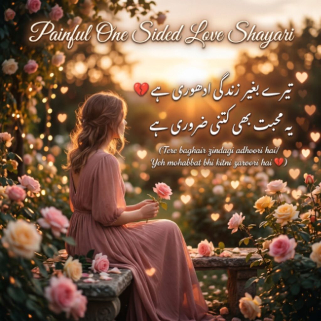 Painful One Sided Love Shayari