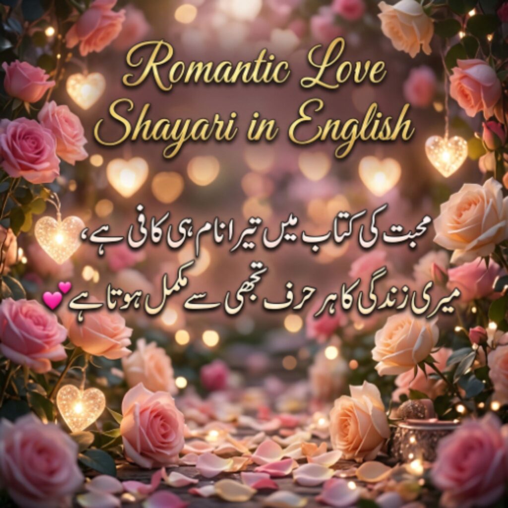Romantic Love Shayari in English