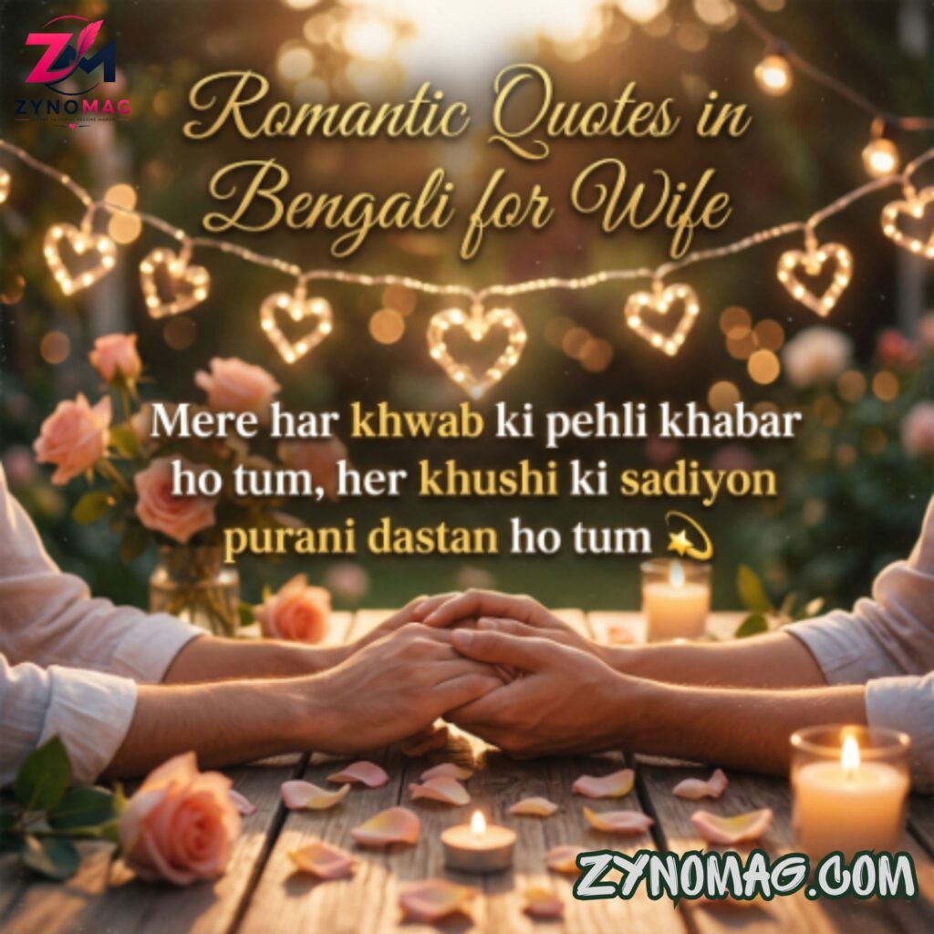 Romantic Quotes in Bengali for Wife