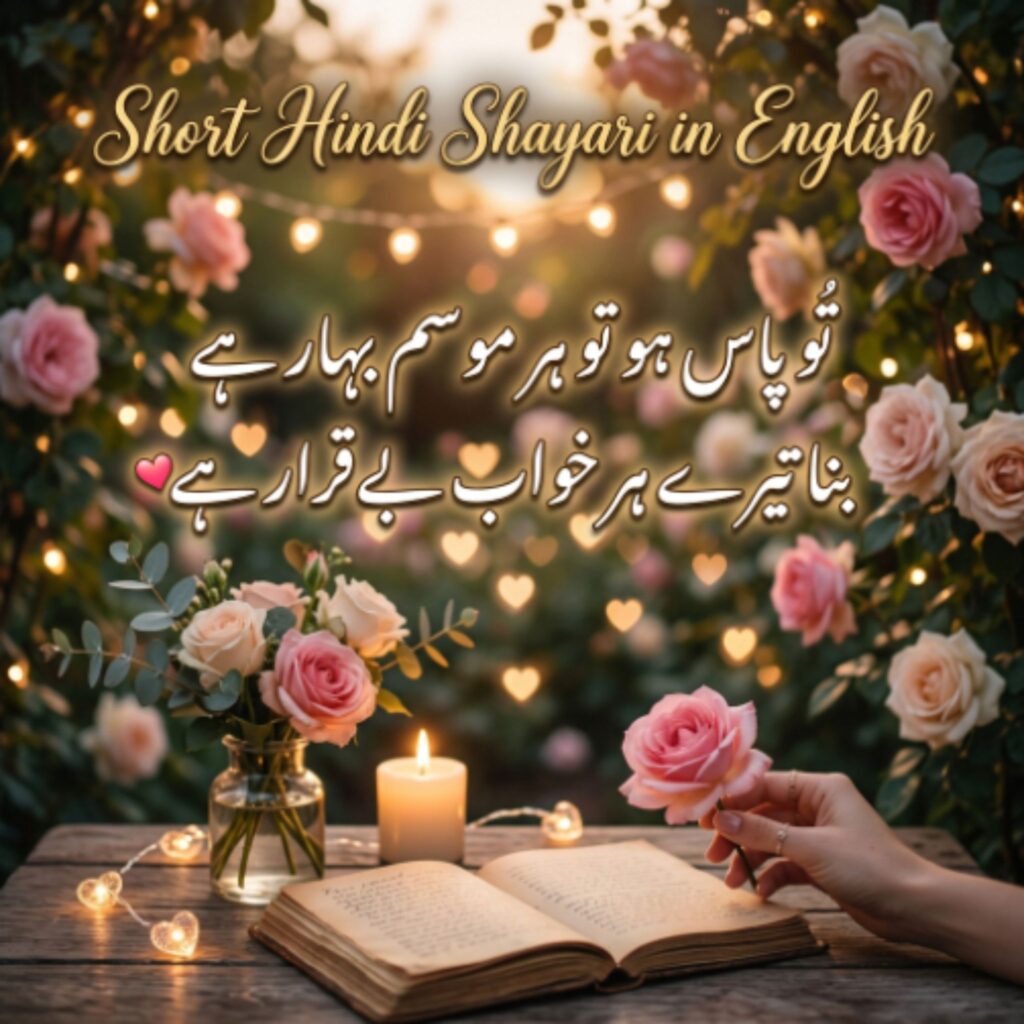 Short Hindi Shayari in English