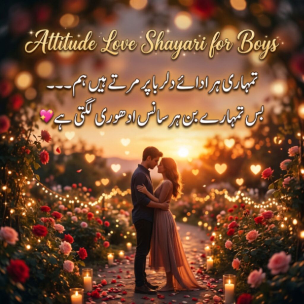 Attitude Love Shayari for Boys