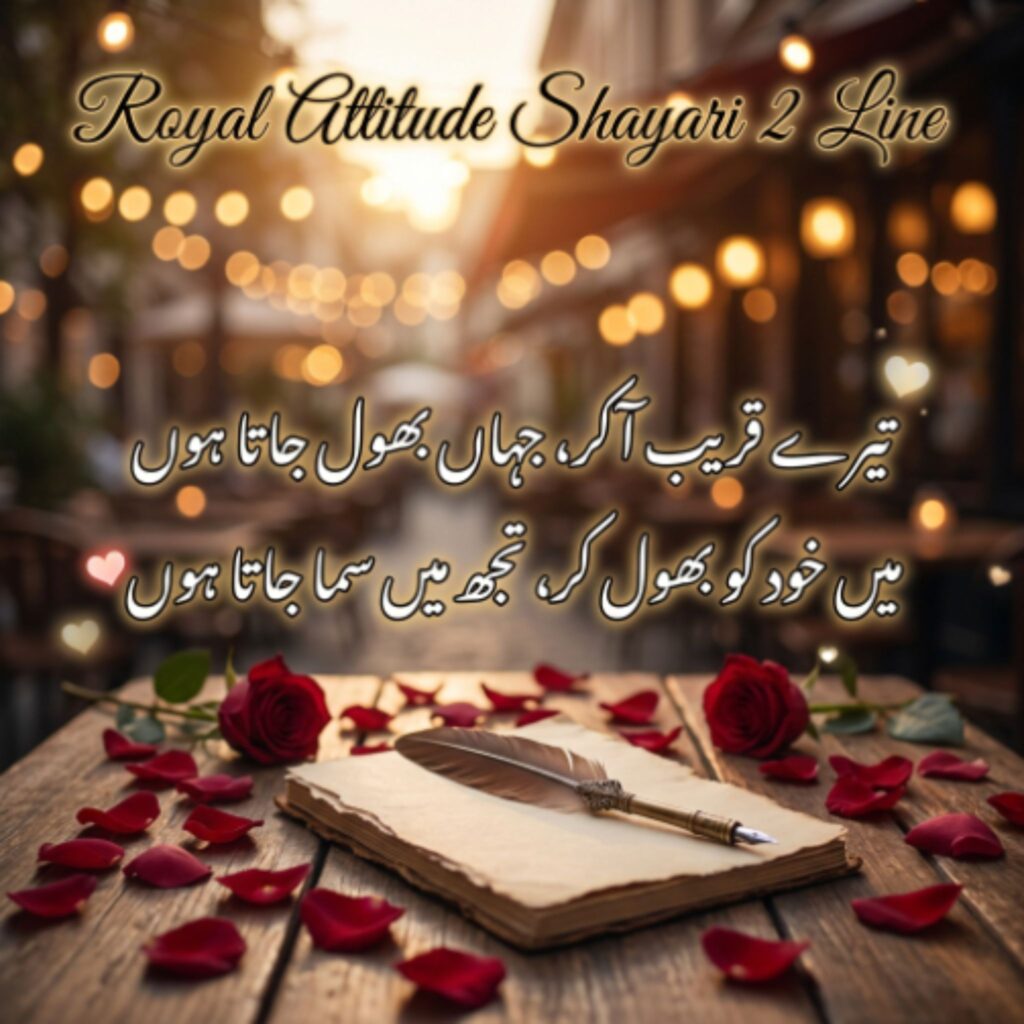 Royal Attitude Shayari 2 Line