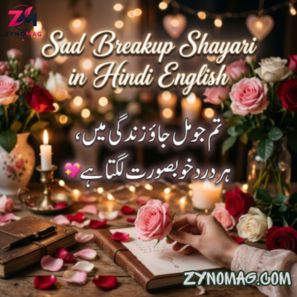 Sad Breakup Shayari in Hindi English